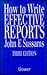 How to Write Effective Reports