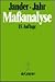 Maßanalyse. Theorie und Praxis der Titrationen mit chemischen... by Gerhart Jander