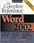 Word 2002: The Complete Reference
