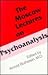 Moscow Lectures on Psychoanalysis