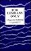 For Lesbians Only: A Separa...