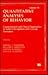 Computational and Clinical Approaches to Pattern Recognition and Concept Formation: Quantitative Analyses of Behavior, Volume IX