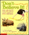 Don't Believe It: Fibs and Facts About Animals (Paperback)
