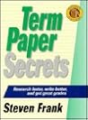 Backpack Series-Term Paper Secrets (The Backpack Study Series) Backpack Series-Term Paper Secrets (The Backpack Study Series)