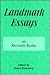Landmark Essays on Kenneth Burke by Barry Brummett