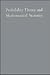 Probability Theory and Mathematical Statistics