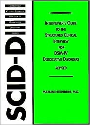 Structured Clinical Interview for Dsm-IV Dissociative Disorders (Scid-D) (5 book pack)
