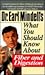 Dr. Earl Mindell's What You Should Know About Fiber and Digestion (What You Should Know Health Management Series)