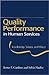 Quality Performance in Human Services by Council on Quality and Lead...