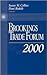 Brookings Trade Forum: 2000