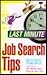 Last Minute Job Search Tips
