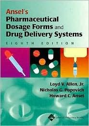 Ansels Pharmaceutical Dosage Forms and Drug Delivery Systems (Paperback)