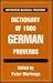 Dictionary of 1000 German Proverbs
