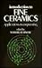 Introduction to Fine Ceramics: Applications in Engineering