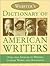 Webster's Dictionary of American Writers