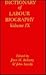 Dictionary of Labour Biography (vol. viii)