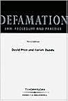Defamation : Law, Procedure and Practice Defamation : Law, Procedure and Practice