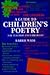 A Guide to Children's Poetry for Teachers and Librarians