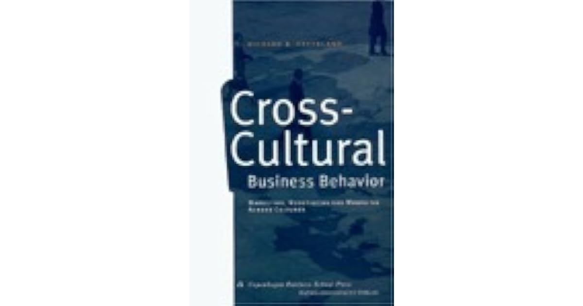 Cross Cultural Business Behavior Marketing Negotiating And Managing