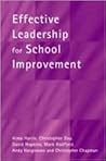 Effective Leadership for School Improvement (School Leadership Series)