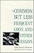 The Common but Less Frequent Loon and Other Essays