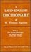 A Latin-English Dictionary ...