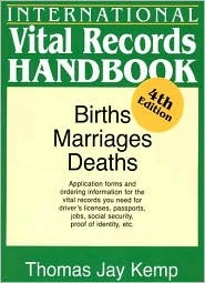 International Vital Records Handbook: Births, Marriages, Deaths (Paperback)