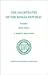 The Magistrates of the Roman Republic by T. Robert S. Broughton