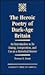 The Heroic Poetry of Dark-Age Britain: An Introduction to its Dating, Composition, and Use as a Historical Source