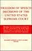 Freedom of Speech Decisions of the United States Supreme Court (First Amendment Decisions Series)