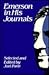 Emerson in His Journals by Ralph Waldo Emerson Emerson in His Journals by Ralph Waldo Emerson