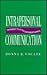 Intrapersonal Communication (Routledge Communication Series)