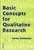 Basic Concepts for Qualitative Research