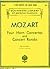 Mozart – Four Horn Concertos and Concert Rondo | Schirmer Library of Classics Volume 1807 | French Horn and Piano Sheet Music | Medium Difficulty Brass Solo Songbook