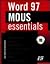 Mous Essentials Word 97 Proficient