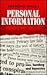 Personal Information: Privacy and the Law
