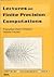 Lectures on Finite Precision Computations by Françoise Chaitin-Chatelin