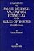 Handbook of Small Business Valuation Formulas and Rules of Thumb/Third Edition