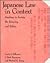 Japanese Law in Context by James Abegglen