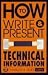 How to Write and Present Te...