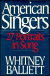 American Singers: Twenty-seven Portraits in Song (Hardcover)