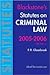 Statutes on Criminal Law 2005/2006 (Blackstone's Statute Book Series)
