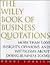 The Wiley Book of Business Quotations