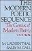 The Modern Poetic Sequence by Macha Louis Rosenthal