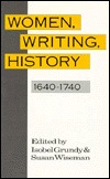 Women, Writing, History: 1640-1740 (Paperback)
