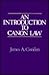 An Introduction to Canon Law