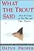 What the Trout Said: About the Design of Trout Flies and Other Mysteries