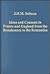 Ideas and Contexts in France and England from the Renaissance to the Romantics (Variorum Collected Studies Series)