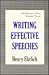 Writing Effective Speeches (Paragon House Writer's Series)