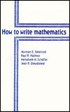 How to Write Mathematics (Paperback)